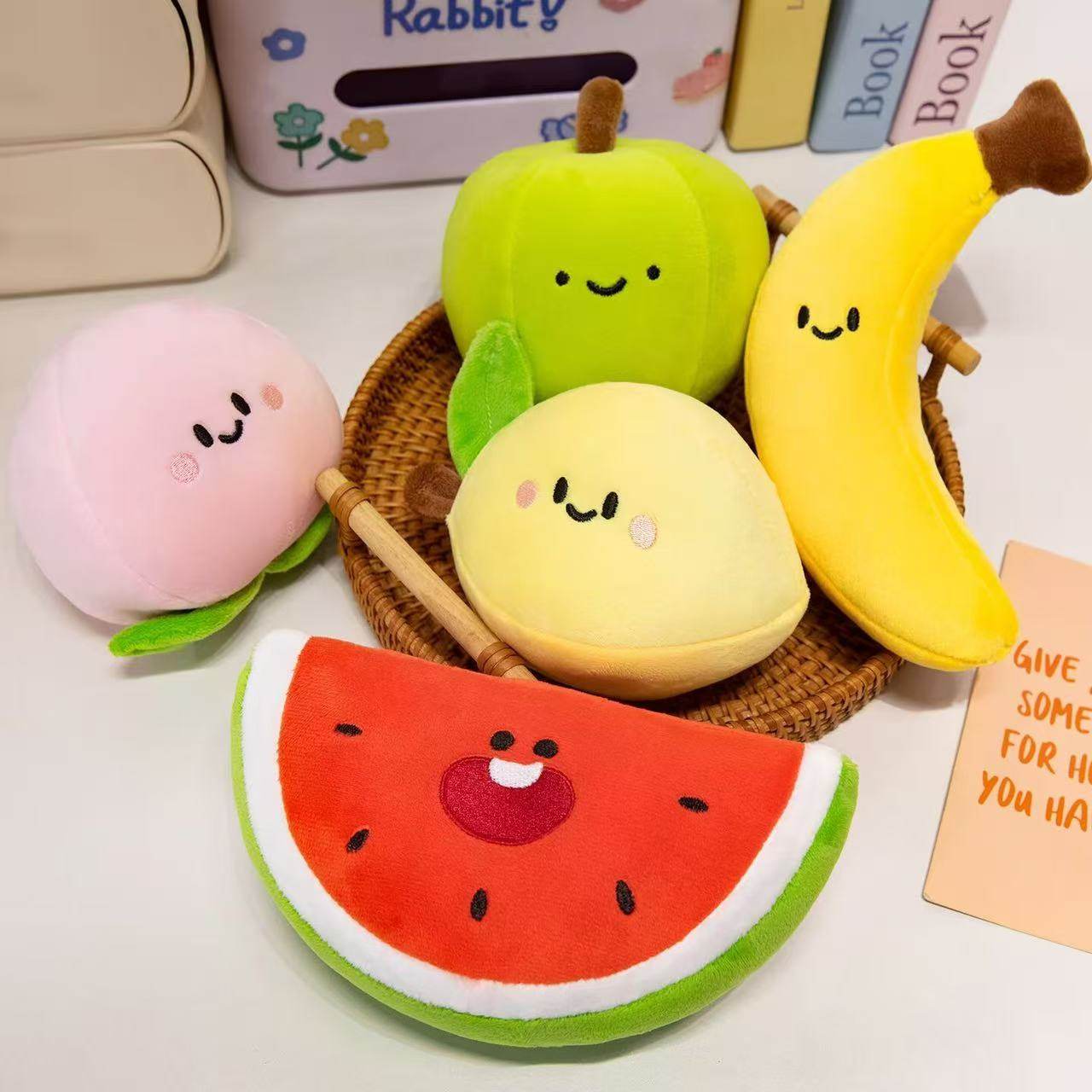可爱卡通水果玩偶苹果香蕉西瓜水蜜桃毛绒玩具公仔沙发抱枕靠垫女,玩具/童车/益智/积木/模型,毛绒/玩偶/公仔/布艺类玩具,淘宝优惠券,粉丝福利购,淘宝优惠卷