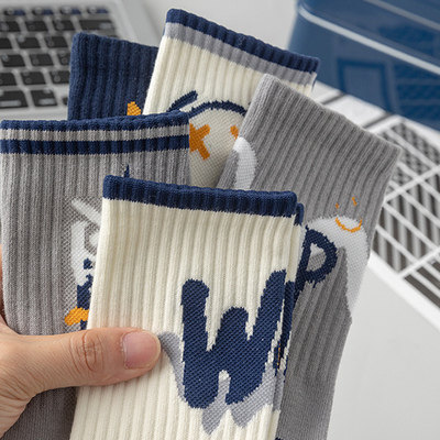 长袜子男款春夏季中筒