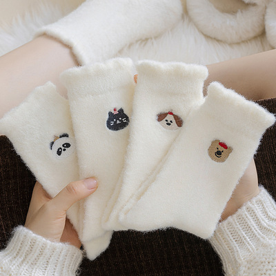 秋冬加厚加绒保暖女袜臭脚包退