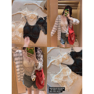 蕾丝吊带背心内搭～ Yukiss 叠穿加分 短款 长款