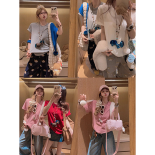 Yukiss【正肩不塌肩工艺！好穿显白糯糯四色短袖T恤】