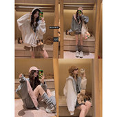 高克重520g连帽卫衣外套～ Yukiss 双面复合撞色