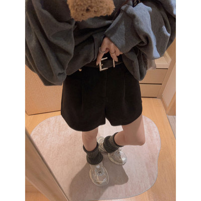 Yukiss【wan能好搭配 羊毛呢/显比例呢料短裤西裤】