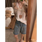 Yukiss 白色亚麻吊带背心女春夏韩系宽松遮肉显瘦透气内搭打底衫