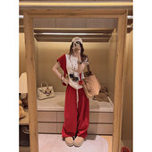 Yukiss 休闲裤 人生卫裤 软糯加绒立体剪裁直筒卫裤