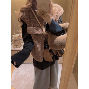 拉链立领皮草 Yukiss 无袖 全羊毛马甲 羊咩咩2.0