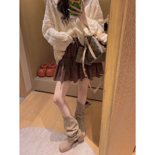 镂空刺绣半身裙～ Yukiss 定位绣花 短裙版 长裙