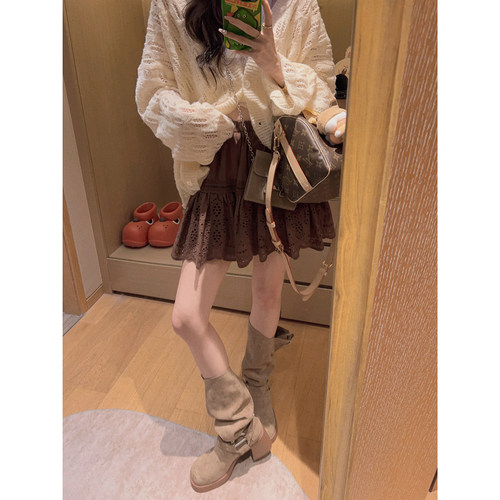 Yukiss【长裙/短裙版！定位绣花/镂空刺绣半身裙～】