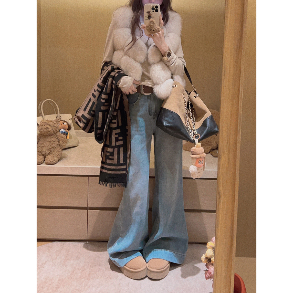 Yukiss【拯救五五分！显瘦10斤/加绒微喇牛仔裤～】