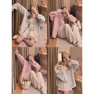 奶油粉紫 奶油蓝 两种版 型 Yukiss 卫衣外套 福利清仓5折