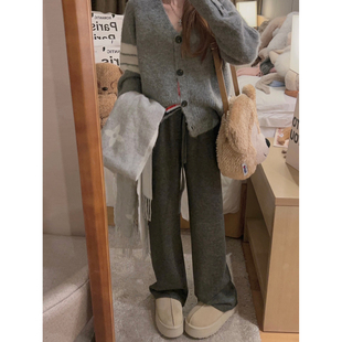 慵懒实穿派 ～ 460g加绒 显瘦休闲裤 窄版 Yukiss