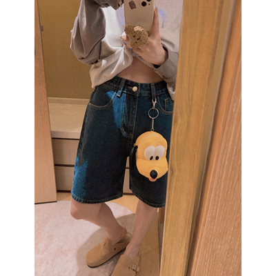 Yukiss小个子本命五分牛仔裤