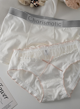 纯情恋人~情侣内裤一男一女性感纯欲风2026新款七夕情人节送礼物