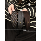 高级感洋气时尚 NINE九 宽边发箍女2025新款 百搭秋冬头饰头箍新