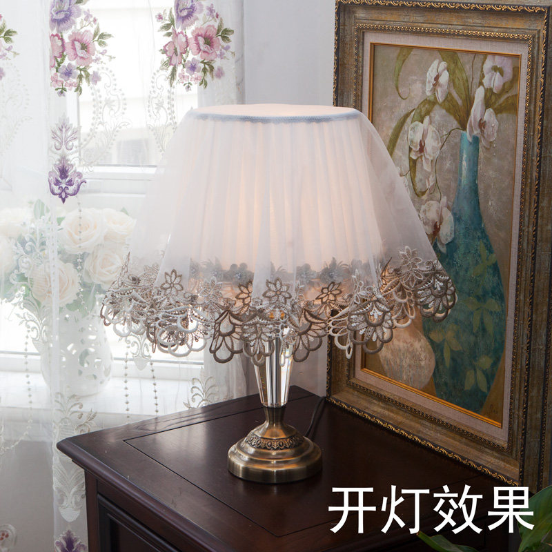 하이 엔드 침실 침대 테이블 램프 먼지 커버 먼지 커버 라운드 커버 천 커버 다목적 침대 옆 테이블 먼지 커버