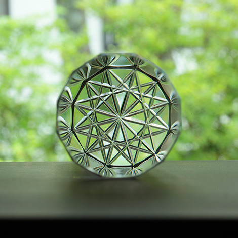 日本手工玻璃 广田硝子 江户硝子 万华镜 万花镜 独特削切工艺