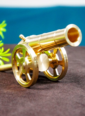 耀莎广通黄铜大炮铜炮摆件模型