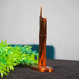 世界高楼吉隆坡新地标建筑金属默迪卡118大厦模型摆件旅游纪念品