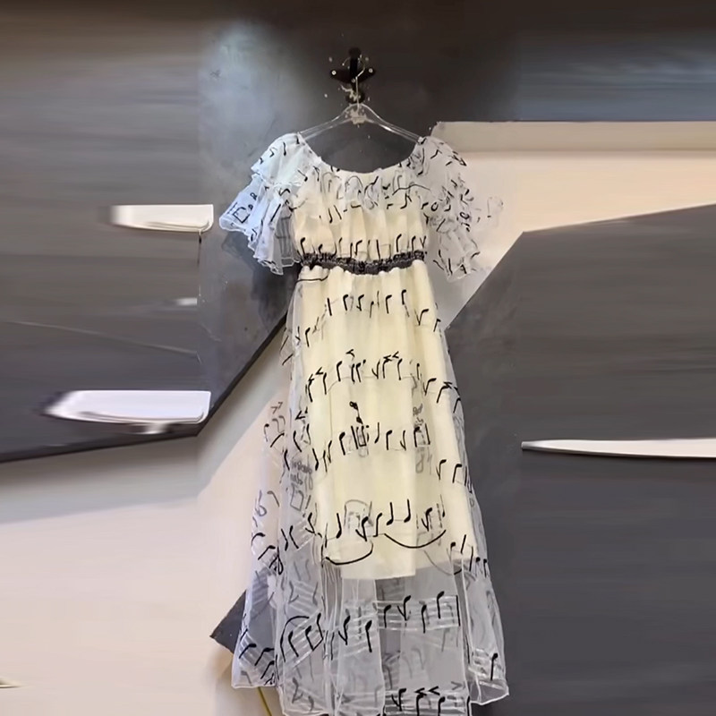 大码女装2020夏装新款胖妹妹mm超仙蕾丝雪纺裙子宽松连衣裙200斤
