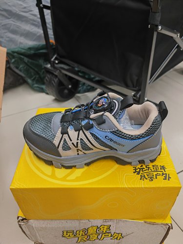 骆驼camkids儿童户外鞋防滑耐磨徒步鞋男童女童运动鞋