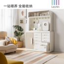 乐亲喂养台收纳柜宝宝儿童玩具置物架婴儿用品落地储物柜整理箱