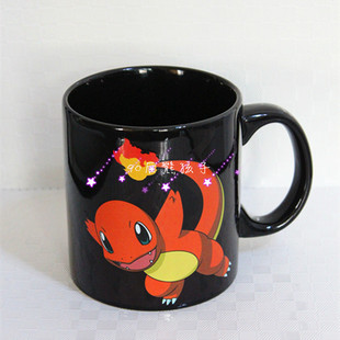 变色杯子日本动漫神奇宝贝宠物小精灵小火龙咖啡陶瓷马克杯水杯子