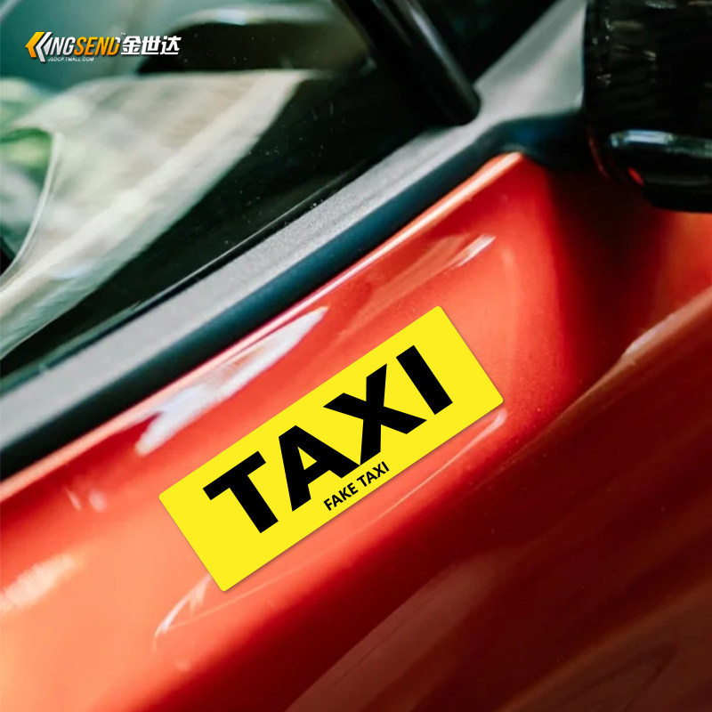 kistioaTAXI搞笑车贴装饰贴纸