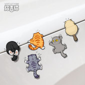 招吉猫汽车贴纸个性 饰贴画 创意搞笑猫咪车贴划痕贴纸电动摩托车装