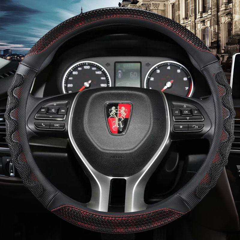 荣威RX5方向盘套皮免手缝M