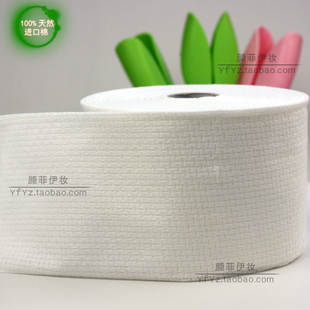 推荐全棉纯棉美容院一次性毛巾洁面巾卷巾美容洗脸巾超厚干湿