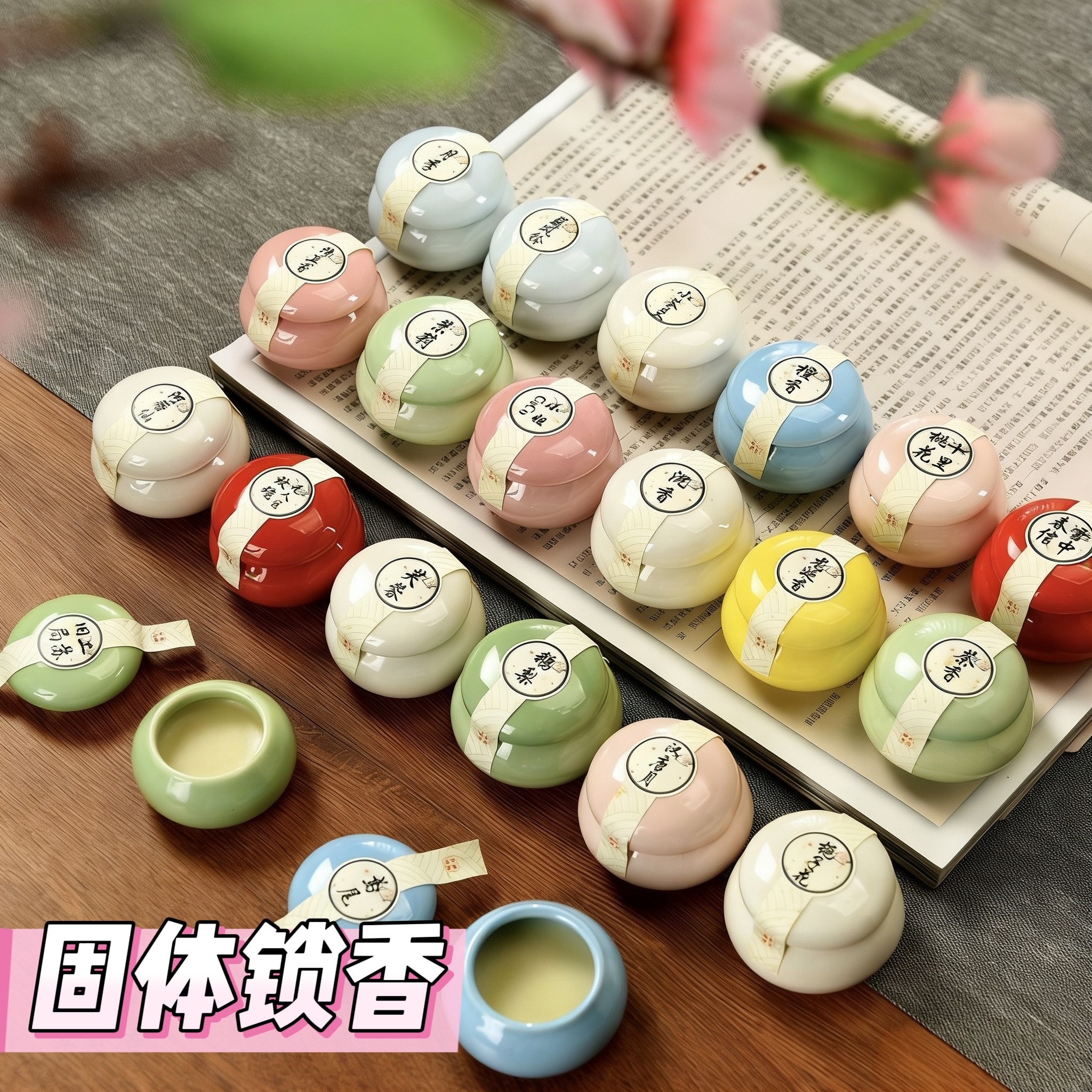 古法香膏国潮古风香膏随身沉香龙涎花香香薰固体淡香,彩妆/香水/美妆工具,香膏,淘宝优惠券,粉丝福利购,淘宝优惠卷
