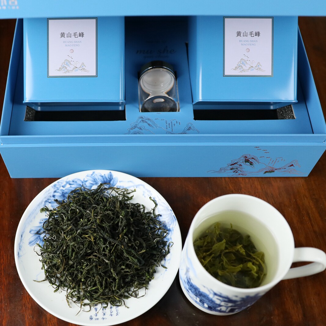 2022新茶绿茶高山野茶黄山毛峰茶古老大叶茶树种散装茶叶250克