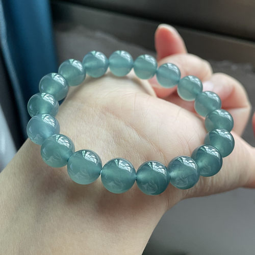 纯天然翡翠A货保真翡翠手链手串