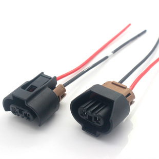 适用雪佛兰迈锐宝XL科鲁兹创酷科沃兹前大灯泡插头接头9005插座线