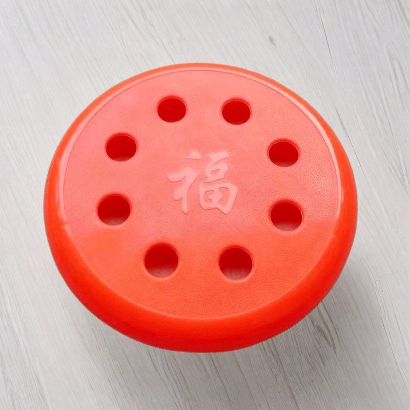 铁圆凳凳面钢筋凳子面八孔凳子面板凳坐板圆形塑料凳子面圆板凳面