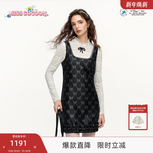 内搭套装 MISSCOCOON可可尼蓝精灵联名背心连衣裙女2025冬季 新款