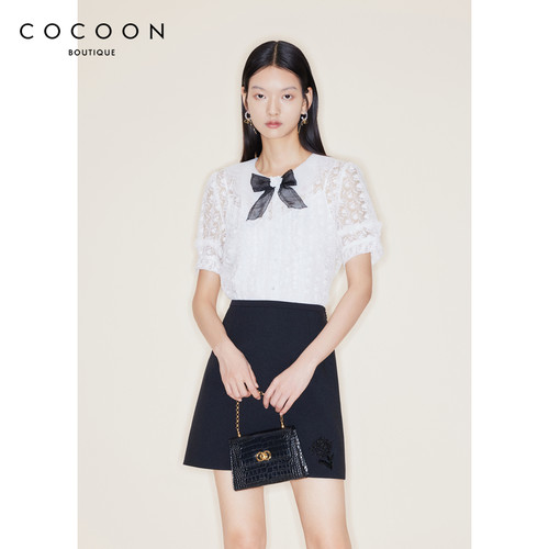 蕾丝蝴蝶结COCOON商场同款俏皮