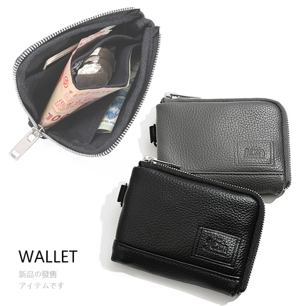 Clearance Sale Delightwallet Japanese Style Unisex Coin and Card Holder Trendy Brand Leather Clutch Mini Bag