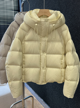above deck泡芙云朵羽绒服女短款百搭显瘦加厚面包服爆款连帽外套
