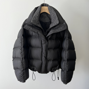 面包服潮 加厚保暖假两件拼接2025网红爆款 above deck羽绒服女短款