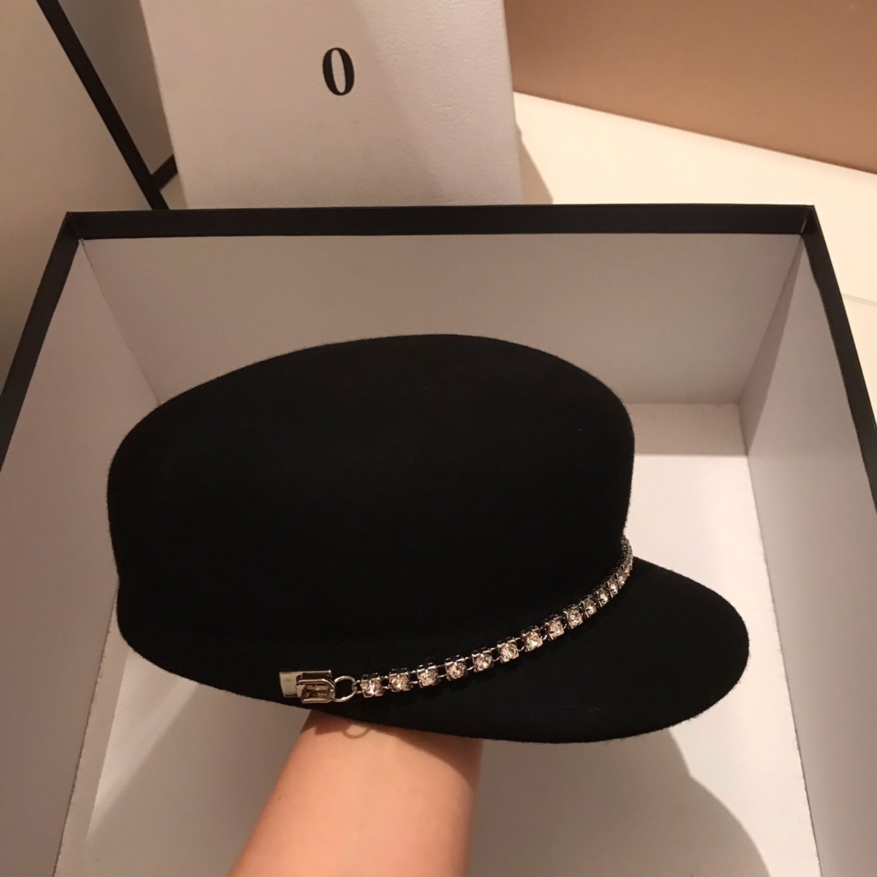 羊毛呢马术帽子女秋冬英伦复古报童帽双面呢黑色骑士礼帽鸭舌帽子