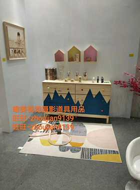 新款影楼摄影实景婚纱影棚设计制作韩式拍照拍摄儿童实景w-4801