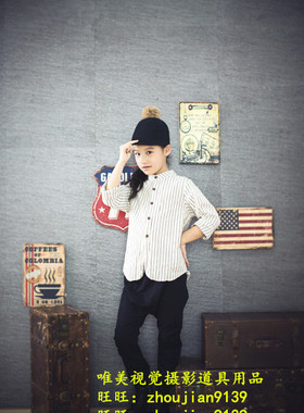 新款影楼摄影实景婚纱影棚设计制作韩式拍照拍摄儿童实景w-2760