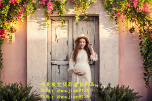 新款儿童实景婚纱影棚装修设计制作韩式儿童实景w-2504