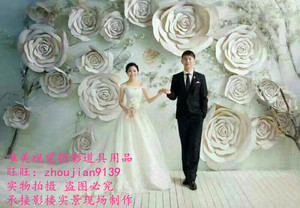 影楼实景制作儿童实景影棚装修设计制作施工婚纱实景w-1917