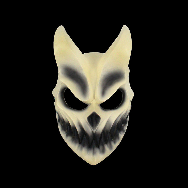 万圣节蚁魂通用米白红色金色精品俄罗斯死核死神co装扮树脂面具