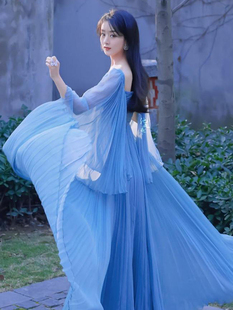 明星同款主持人晚礼服裙女2026新款仙气轻奢小众成人礼高级感长裙