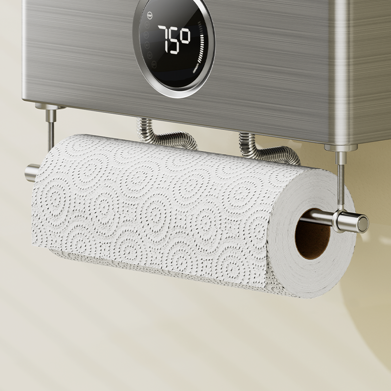 304不锈钢热水器抹布杆纸巾杆