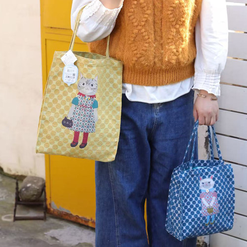 日本kusuguru正品波点手提包单肩