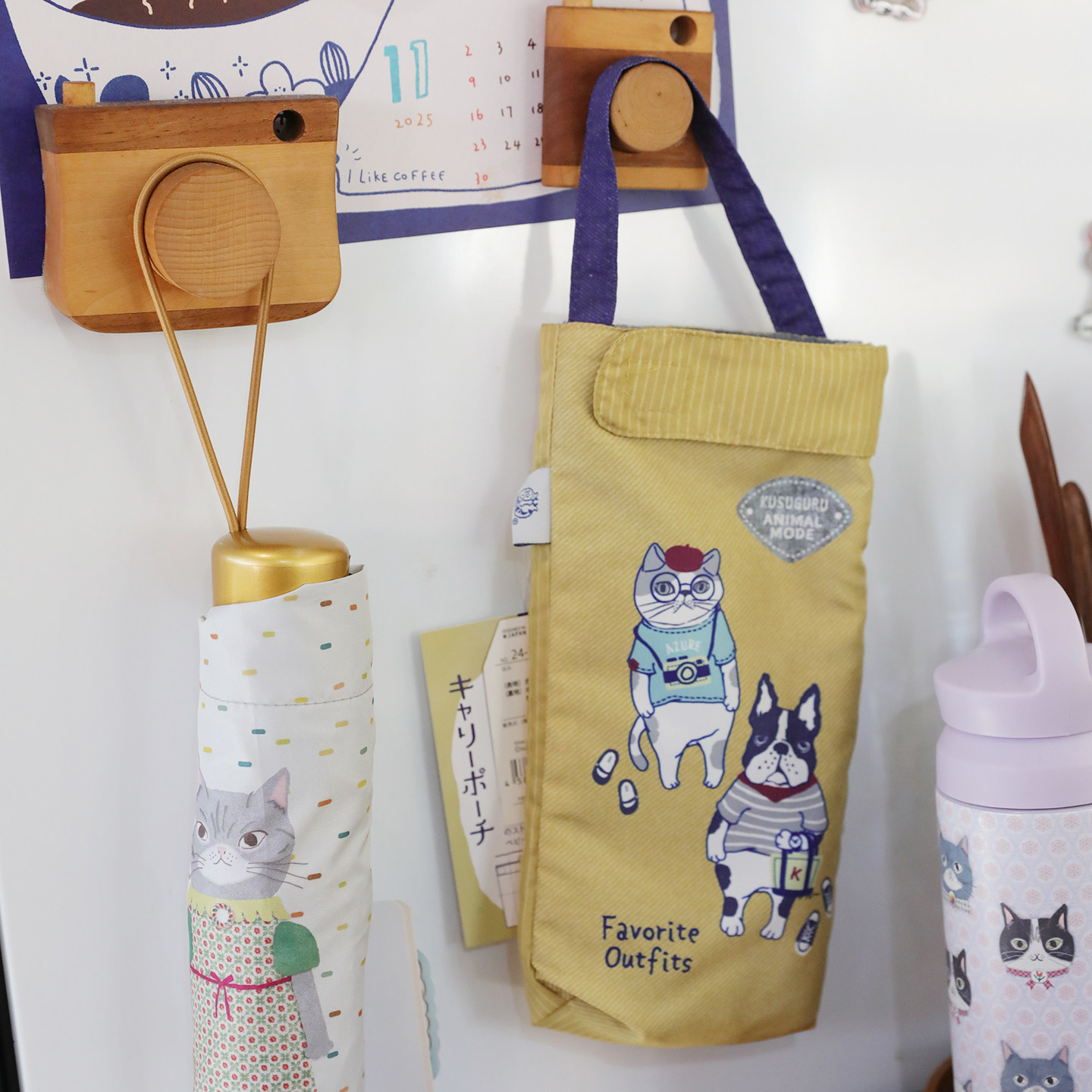 小收纳袋水壶雨伞温柔保护包 出口日本Kusuguru正品手提杯套便携,餐饮具,杯套,淘宝优惠券,粉丝福利购,淘宝优惠卷